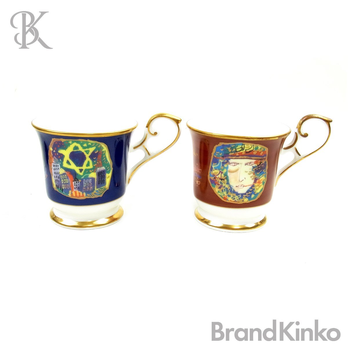推定未使用品 美品 GICO HAYAKAWA 早川義孝 ペア コーヒーカップ ティーカップ 長期保管品 〓