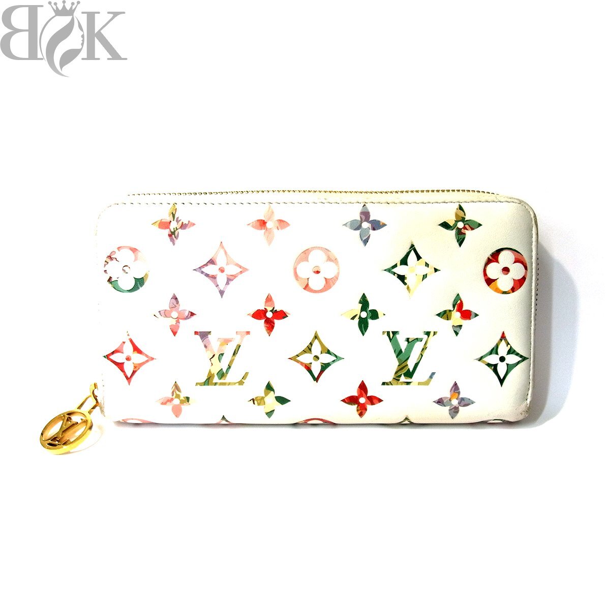 ヴィトン ジッピーウォレット フローラル LVガーデン M81694 ラウンドファスナー 長財布 モノグラム エンボス Louis Vuitton ◆ 〓
