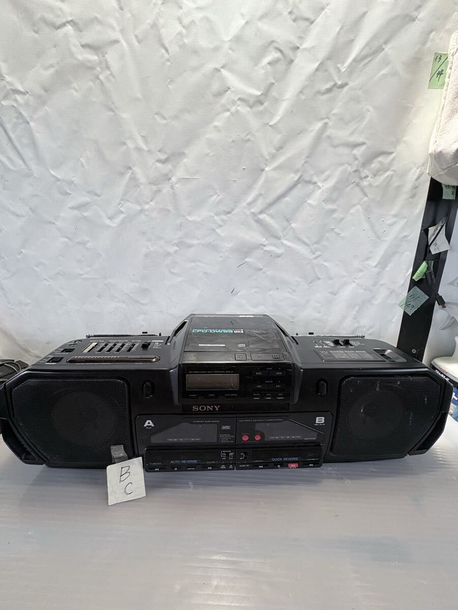 B/C SONY / CD ラジカセ CFD-DW95 MKⅡ 部品取リ用