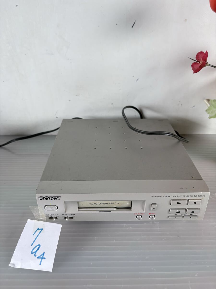 7/a4 SONY /TC-TX373 ステレオ カセット デッキ
