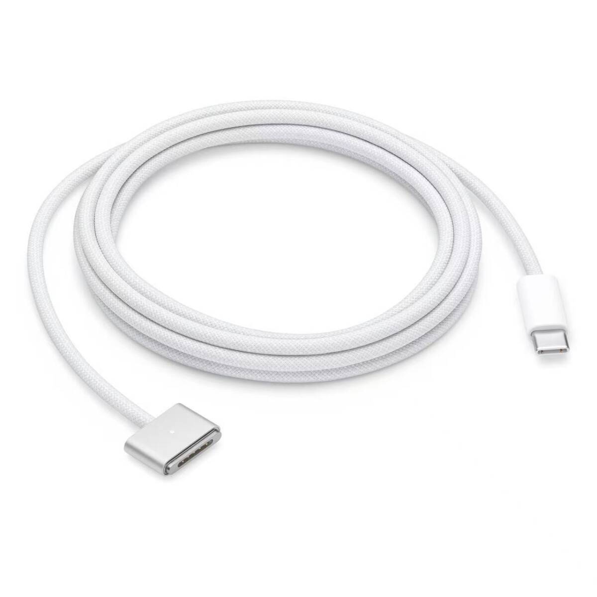 【新品未使用】MagSafe3 互換ケーブル 白 USB-C 充電ケーブル MacBook対応