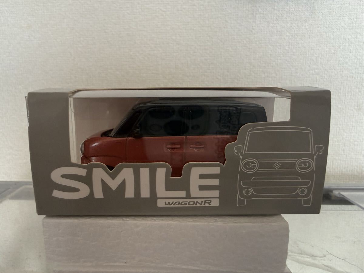 スズキ ワゴンR スマイル プルバックカー フェニックスレッドパールxブラック