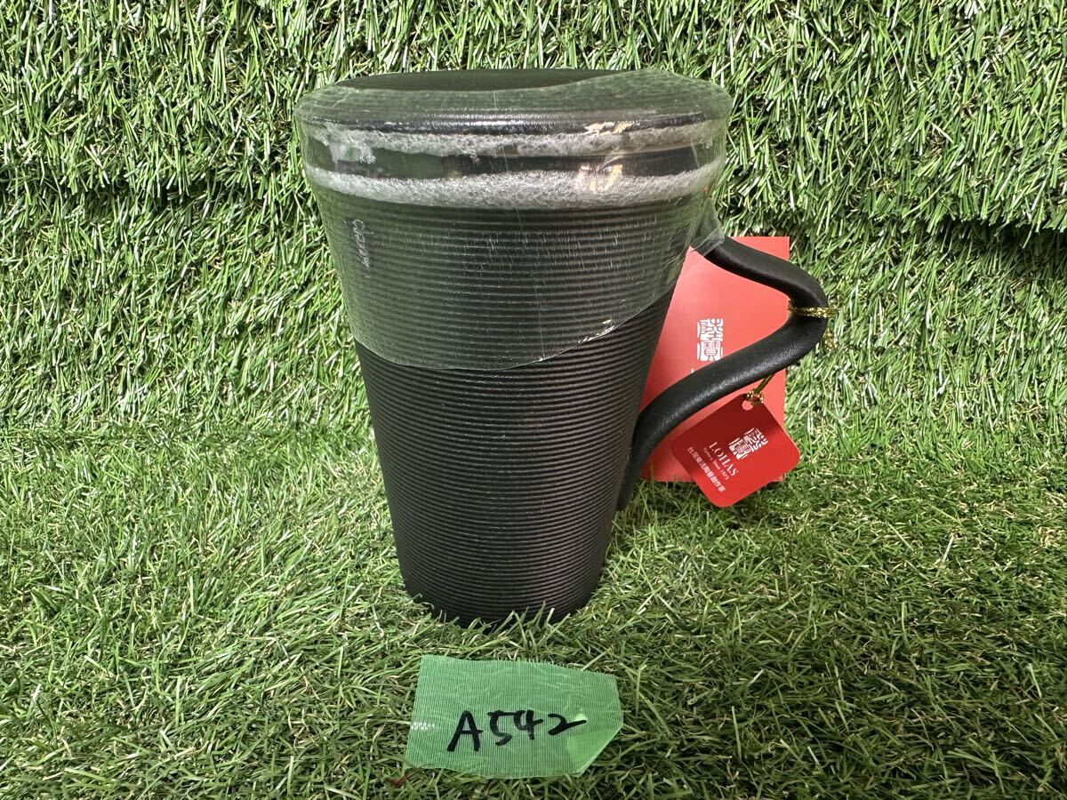 A542 台湾陸寶　LOHAS マグカップ　黒　保管品