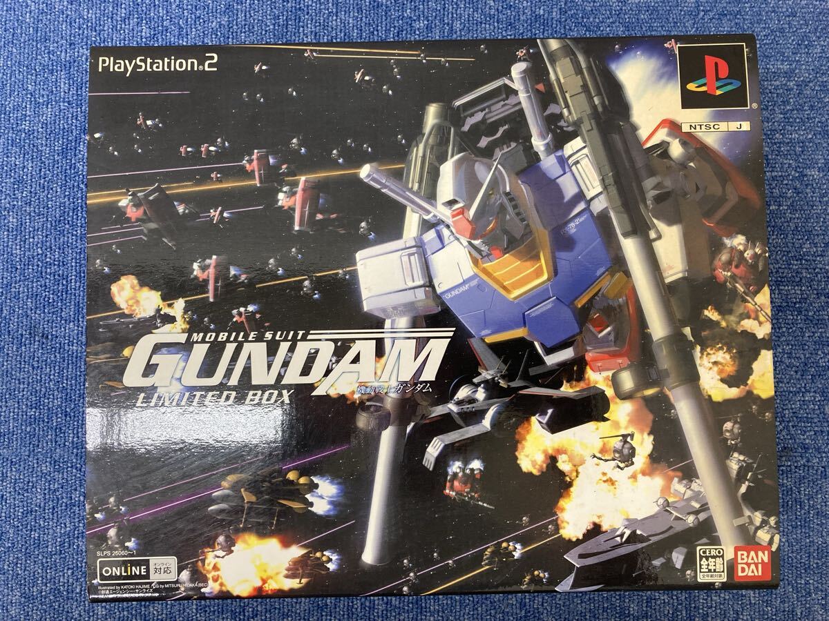 【AN2649-k】 機動戦士ガンダム LIMITED BOX PS2 プレイステーション2 フィギュア　DVD ゲームソフト無し
