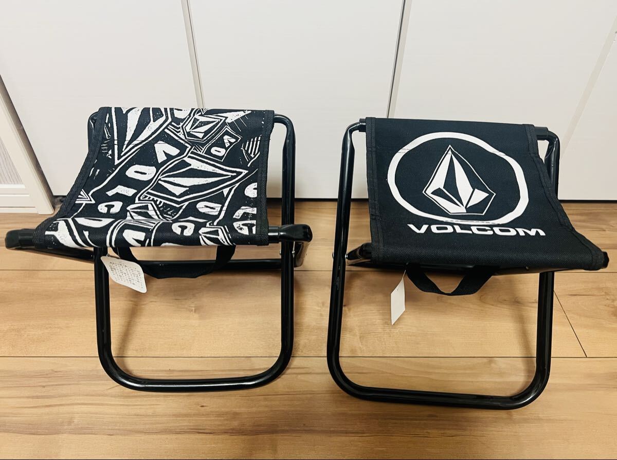 ☆ 送料無料 ☆ 美品 即決 VOLCOM ボルコム アウトドアチェア 2脚セット ☆ 折りたたみ椅子
