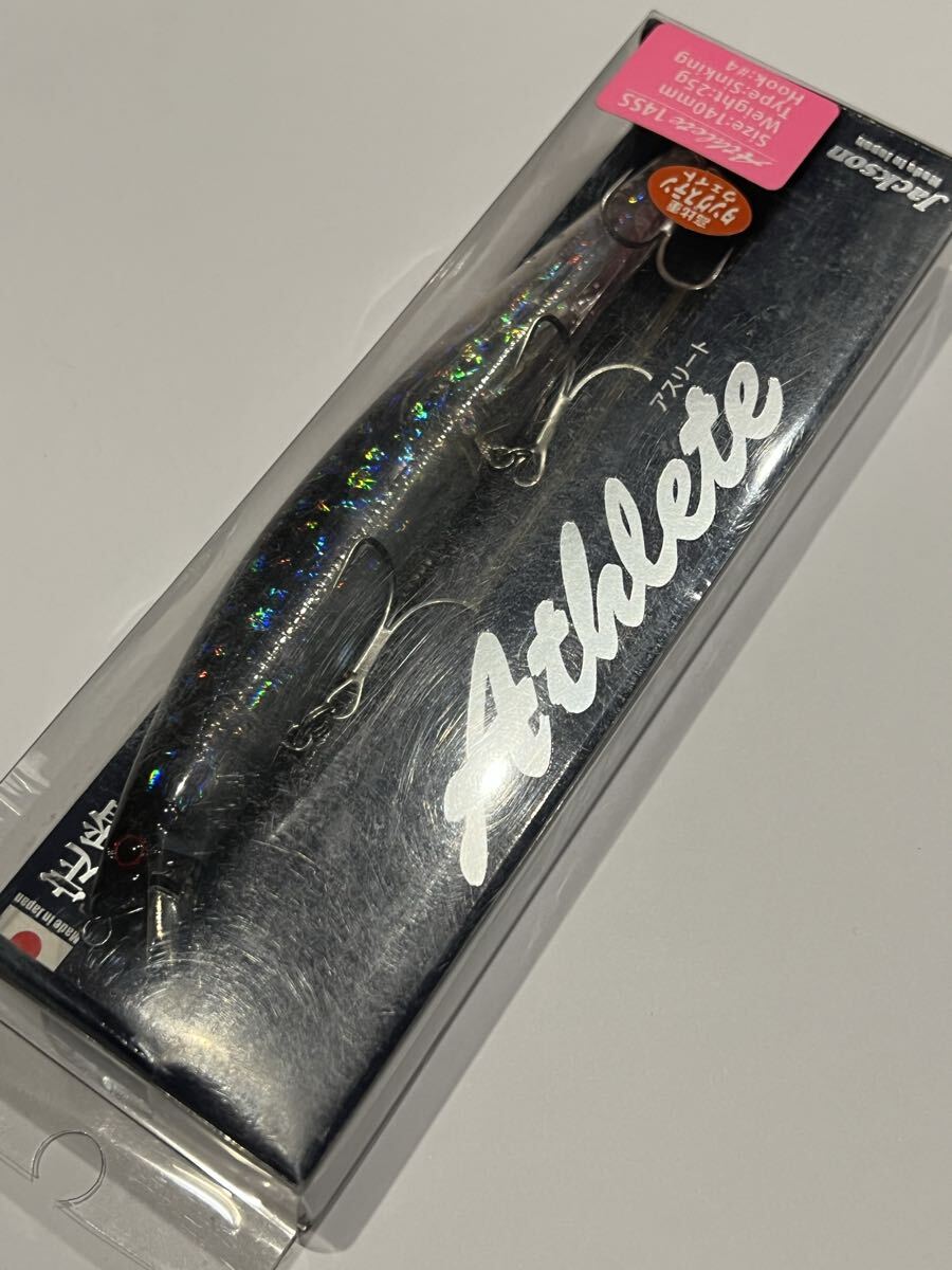 ☆ 送料無料 ☆ Jackson ジャクソン Athlete アスリート 14SS ACPブラック ☆ シーバス 桜鱒 サクラマス 海アメ トラウト ミノー ☆