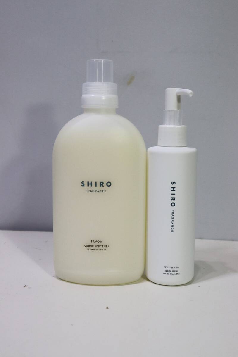 SHIRO シロ サボン ファブリックソフナー 柔軟仕上げ剤 ホワイトティー ボディミルク ボディ用乳液 新品 （R804
