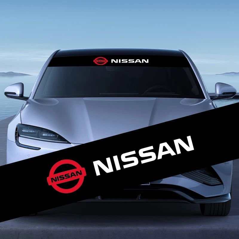 NISSAN 大判ステッカー ニッサン 日産 ウィンドウ フィルム ハチマキ リア デカール ニスモ NISMO シルビア スカイライン ノート マーチ
