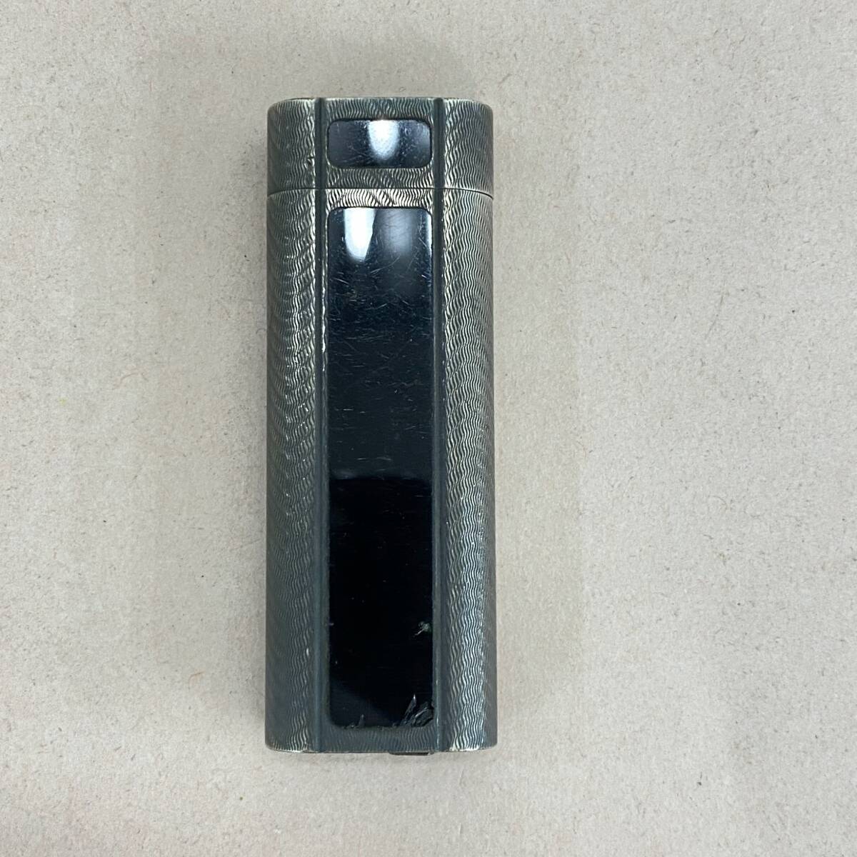 『M5』Cartier　カルティエ　ライター　オーバル　ローラー式　シルバーカラー/ブラック　火花無し　ヴィンテージ品　現状品