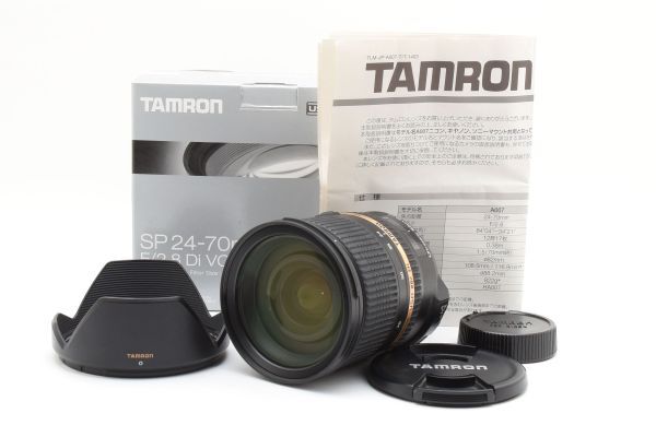 【美品】タムロン TAMRON SP 24-70mm F2.8 Di VC USD A007 ニコンF用 標準ズーム 大三元 手ブレ補正 #3737