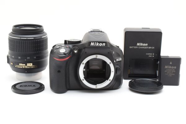 ニコン Nikon D5200 レンズキット 18-55mm VR 一眼レフ 動作良好 ショット約1万回 #3740