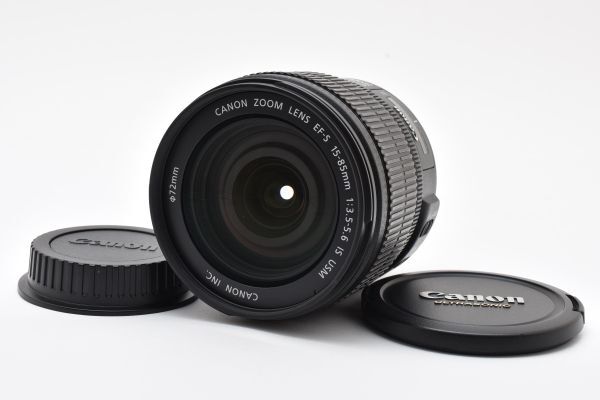 【美品】キャノン Canon EF-S 15-85mm F3.5-5.6 IS USM ズームレンズ ＃3677