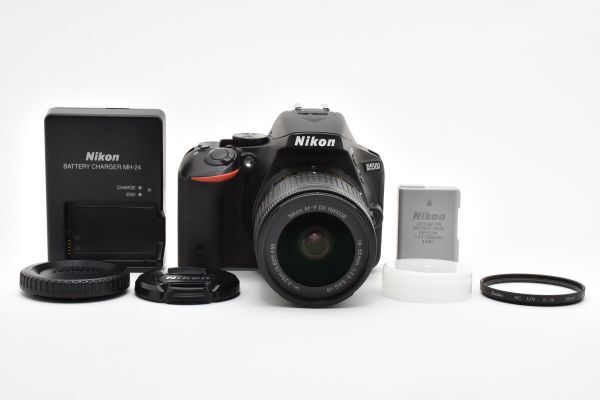 【美品】ニコン Nikon D5500 レンズキット 《ショット数5429回》一眼レフカメラ 動作良好＃3812