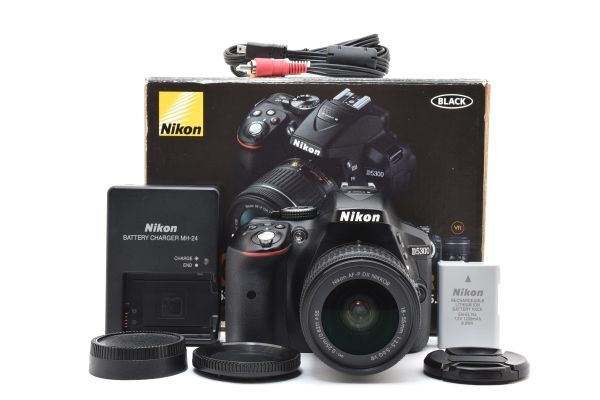ニコン Nikon D5300 レンズキット 《ショット数10807回》 元箱付き＃3828