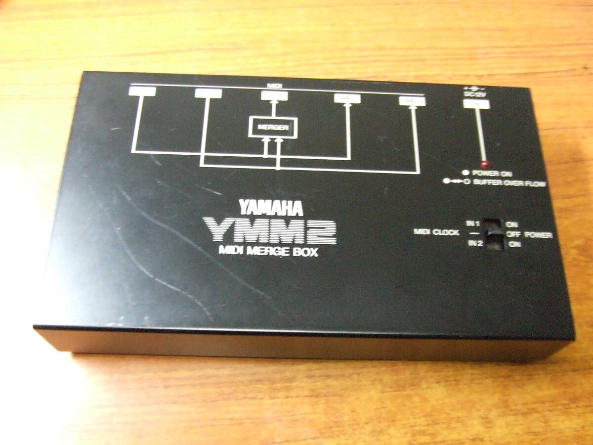 V513　YAMAHA ヤマハ YMM2 MIDI MERGE BOX マージボックス 中古　本体 未確認　ジャンク