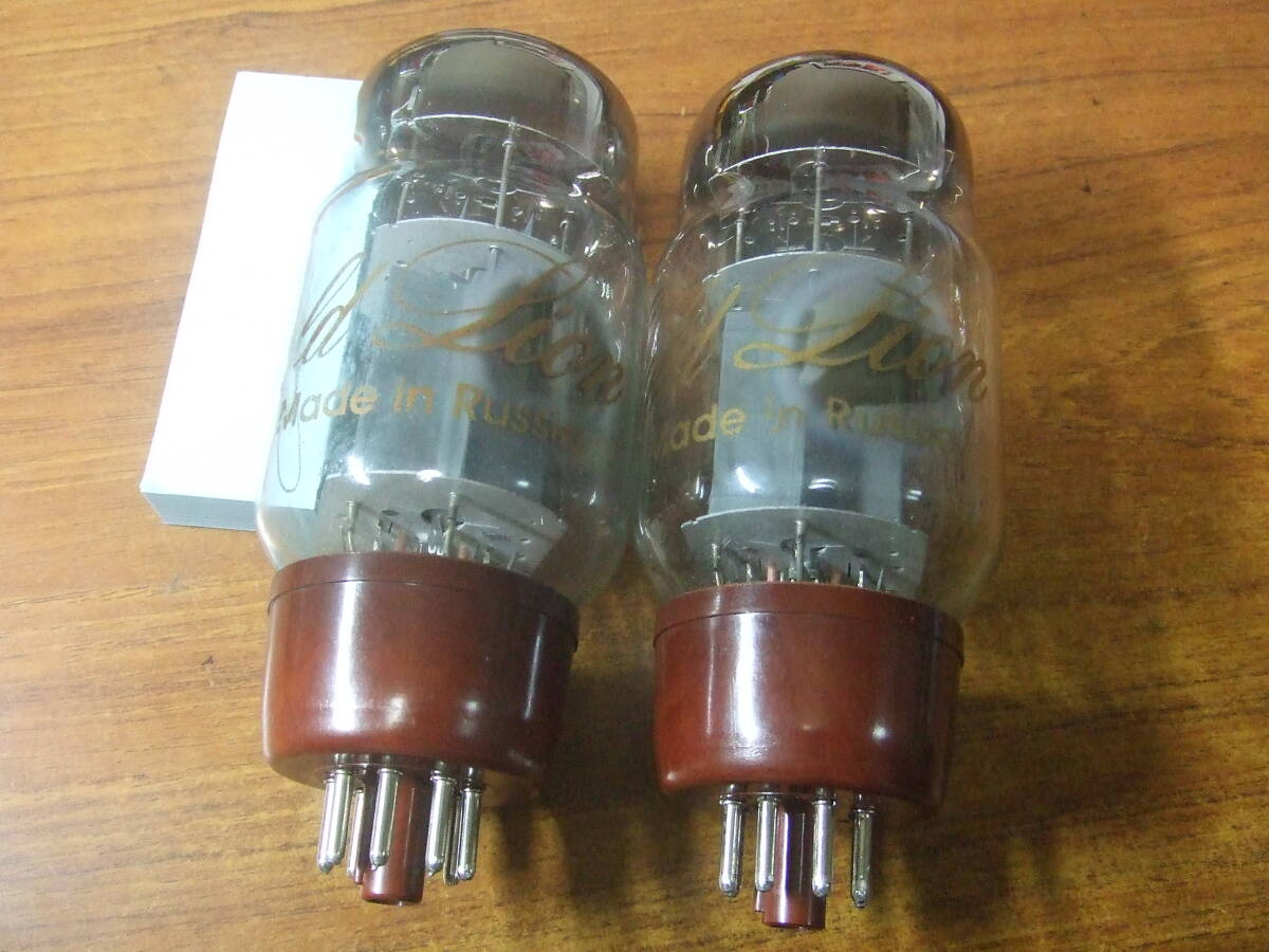 V701　真空管 Gold Lion KT66 ２本セット まとめ 　中古　未確認　現状　ジャンク