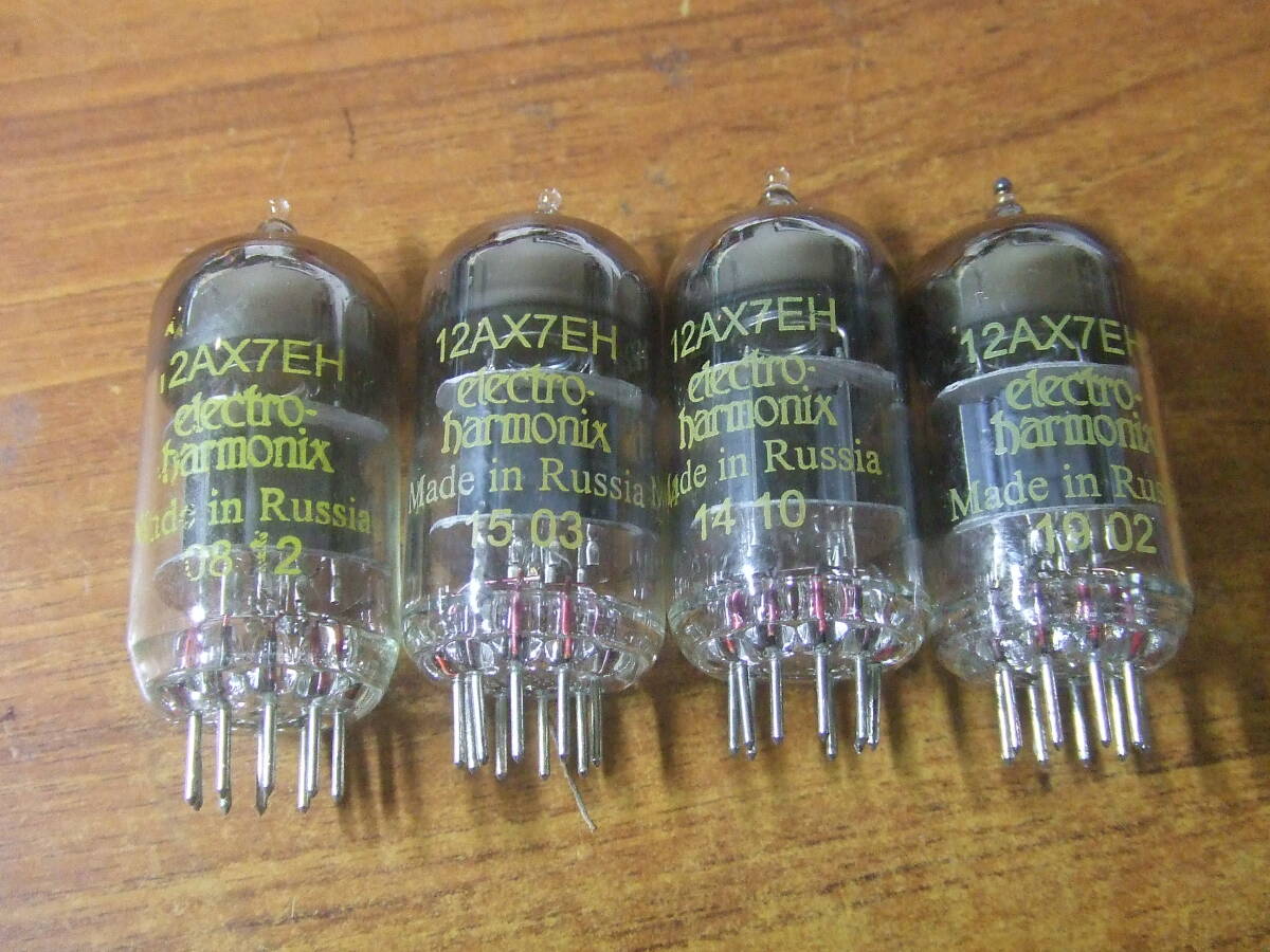 V714 ４本セット/まとめ electro-harmonix エレクトロハーモニクス 真空管　12AX7EH 中古　未確認　ジャンク