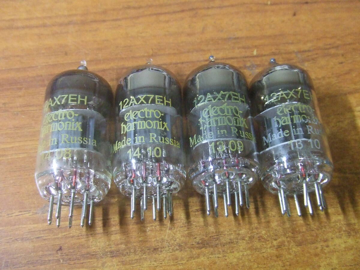 V722 ４本セット/まとめ electro-harmonix エレクトロハーモニクス 真空管　12AX7EH 中古　未確認　ジャンク