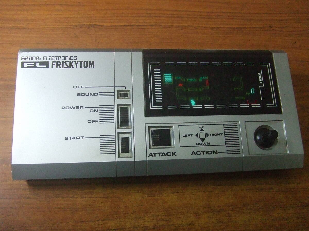 V797 BANDAI　LSIゲーム　FL FRISKYTOM フリスキートム　バンダイ　ゲームウォッチ　レトロ 中古　本体