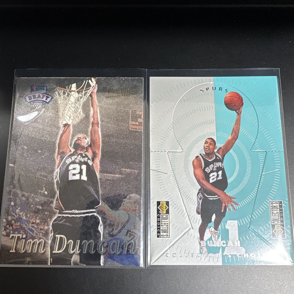 Tim Duncan　97-98 Topps Stadium Club +　Collector's Choice Miniatures RC ２枚セット