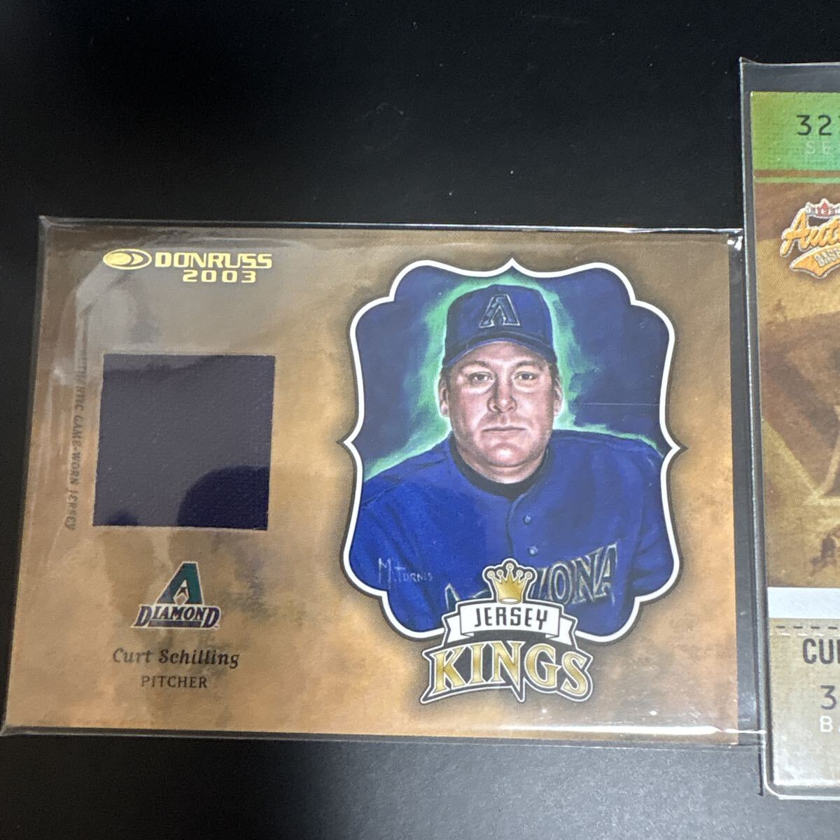 Curt Schilling　2003 Donruss Jersey Kings /250　+　Fleer Club Box /250　２枚セット