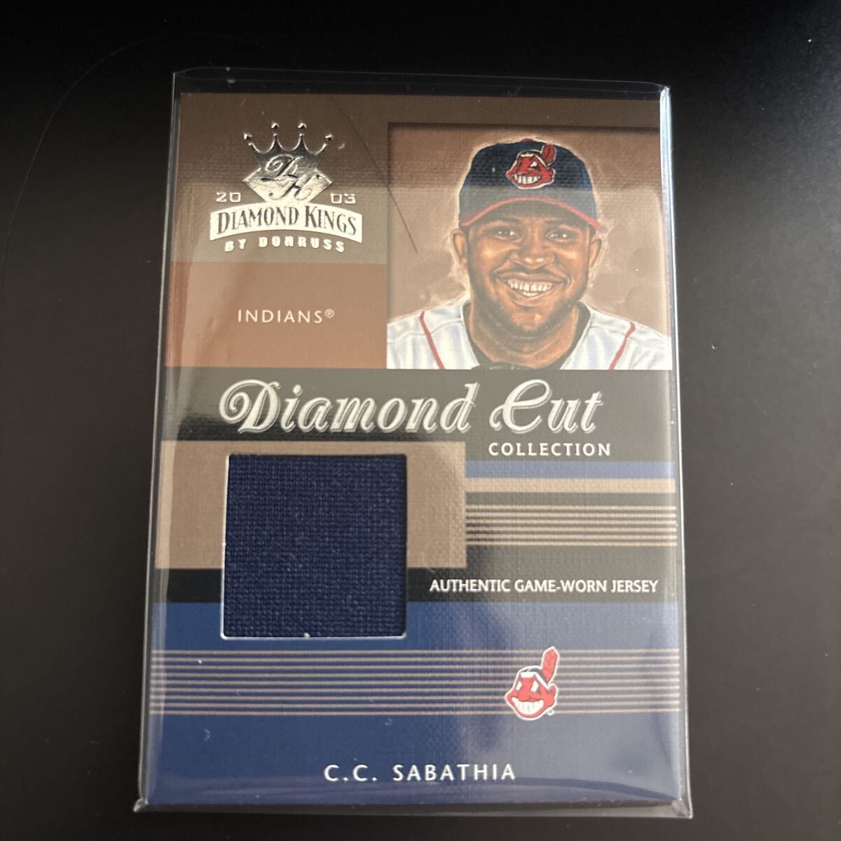 2003 DIAMOND CUT COLLECTIONGAME JERSEY C.C. SABATHIA　５００枚限定