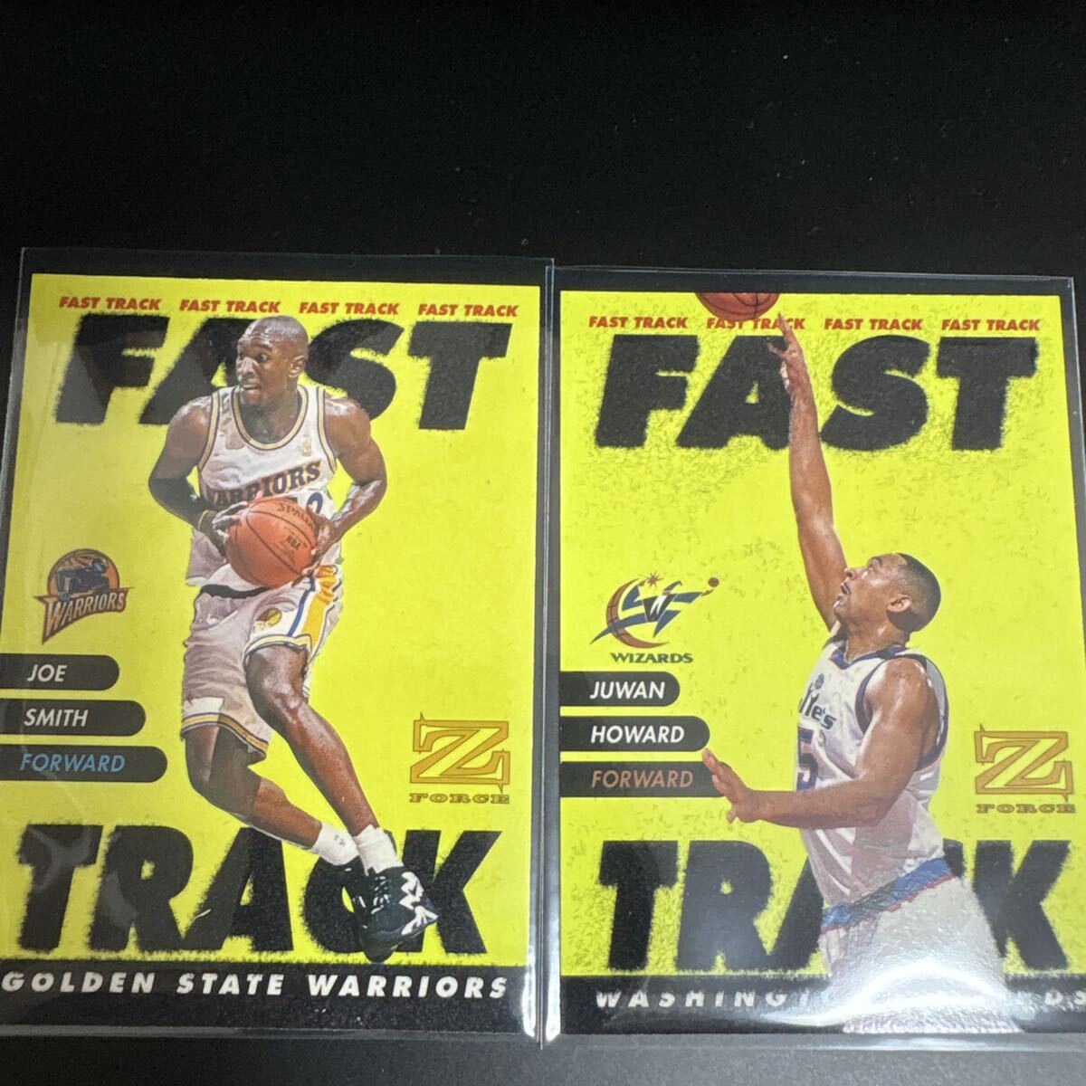 1997-98 Skybox Z-Force Fast Track Joe Smith　+　Juwan Howard ２枚セット