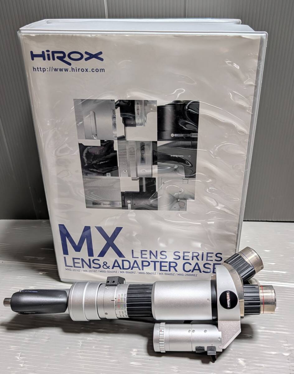 HIROX ハイロックス デジタルマイクロスコープ用 35-2500倍 レボズームレンズ MxG-2500REZ (A61)
