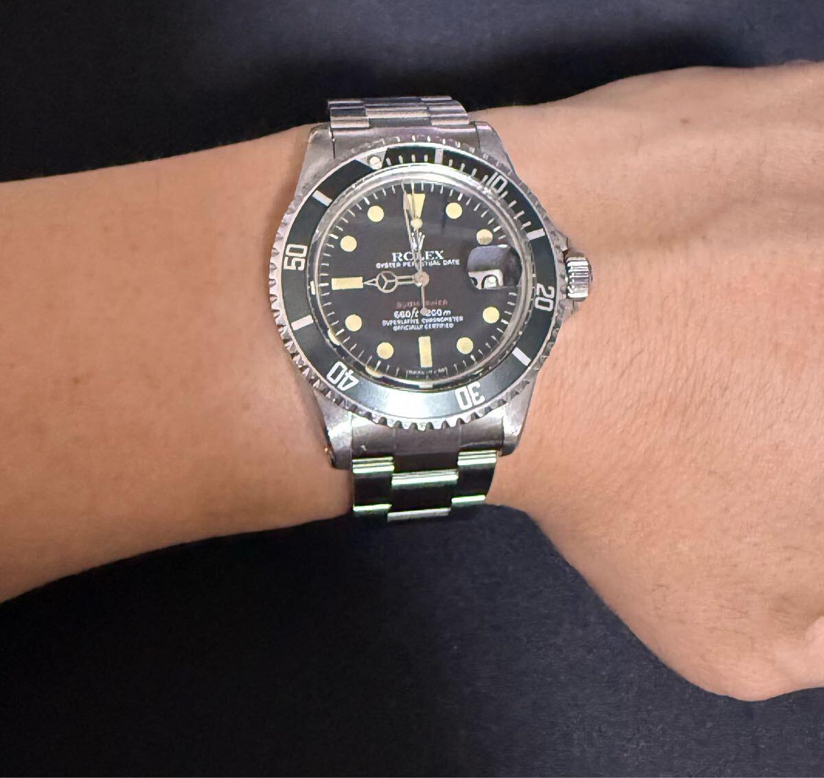 ROLEX ロレックス サブマリーナ デイト Ref.1680 赤サブ (Red Submariner) シリアル369万番台 日本ロレックス見積書付 巻きブレス9315付属