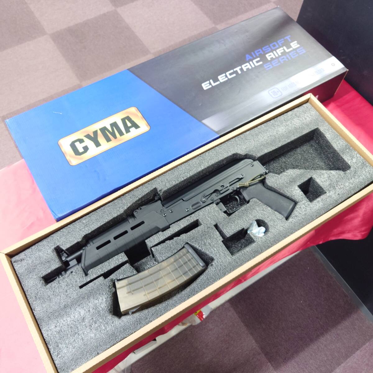 【中古現状品】CYMA AKピストル CM077C　スタンダード電動ガン