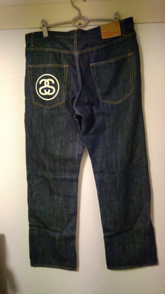 stussy 　ステューシー　デニムパンツ W36　SSリンク　濃色　36インチ