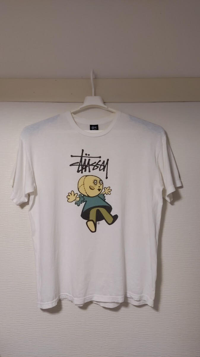 XLサイズ　STUSSY × メディコムトイ　ドリー　コラボ Tシャツ　ホワイト　OLD ステューシー　 メディコムトイ　DOLLY