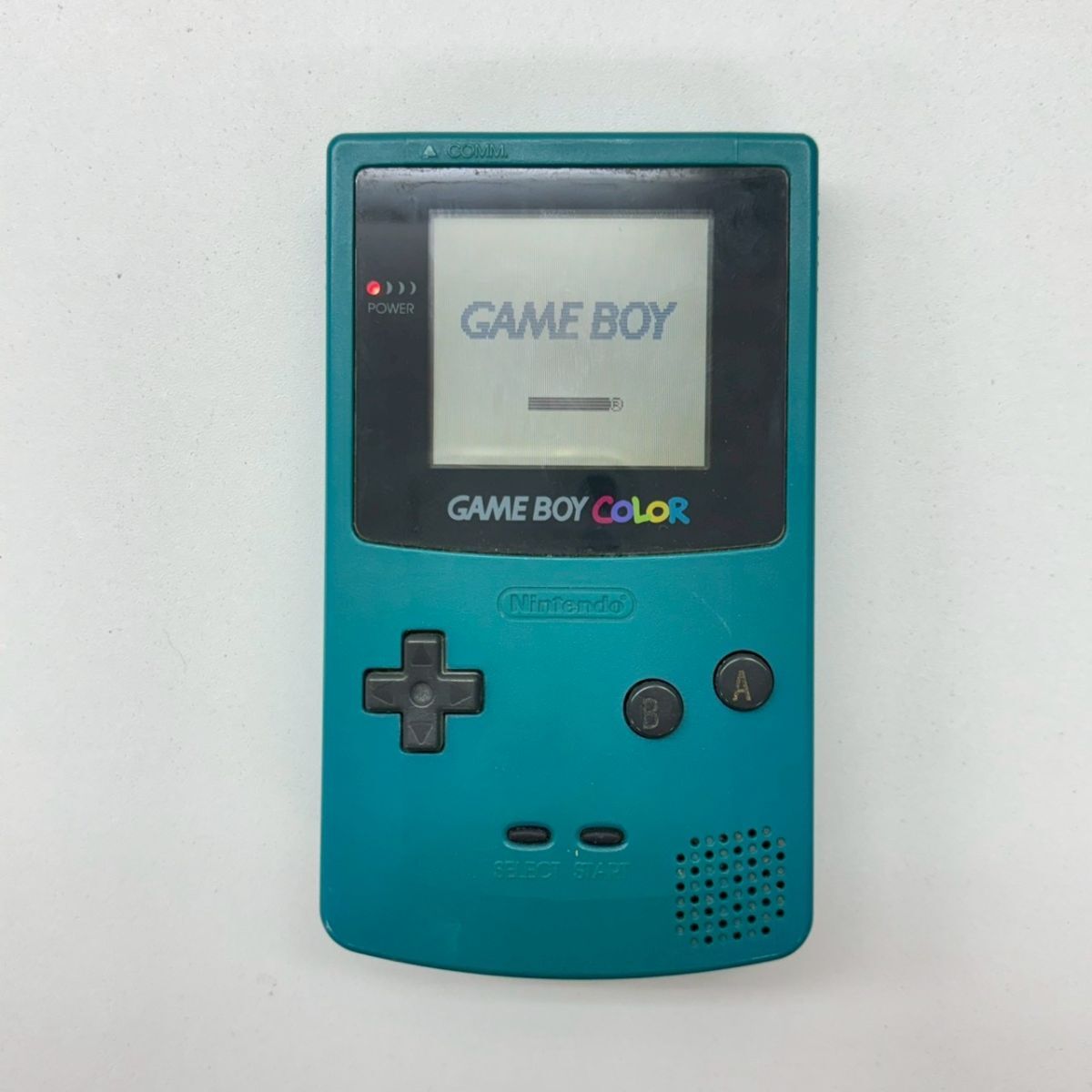 A310-CH20-865 NINTENDO 任天堂 ニンテンドー GAMEBOY COLOR ゲームボーイカラー ゲーム機 本体 CGB-001 ターコイズブルー 通電確認OK KA