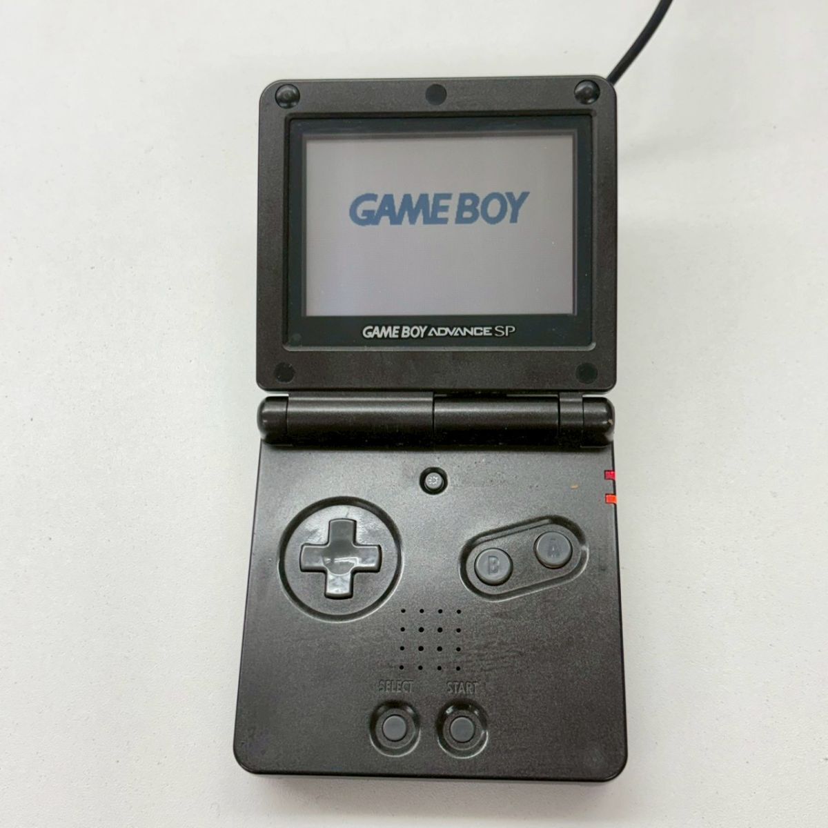 A316-CH20-862 NINTENDO 任天堂 ニンテンドー GAMEBOY ADVANCE SP ゲーム機 本体 AGS-001 オニキスブラック ACアダプター付 通電確認OK KA