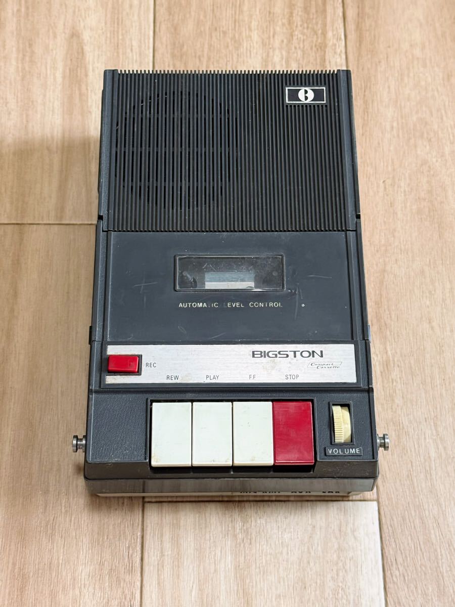 BIGSTON カセットレコーダー BR-200 昭和レトロ ポータブルプレーヤー KYOKUYO ELECTRIC製