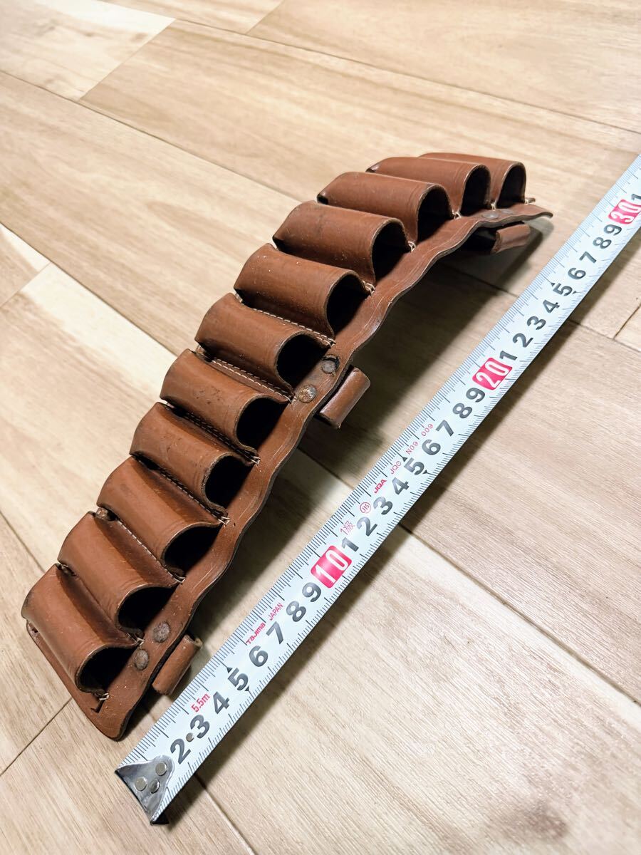 本革 RADAR JGT ショットシェルホルダー 弾帯 11発収納 サバゲー 携行装備品 コスプレ 現場道具入れ 狩猟 ミリタリー