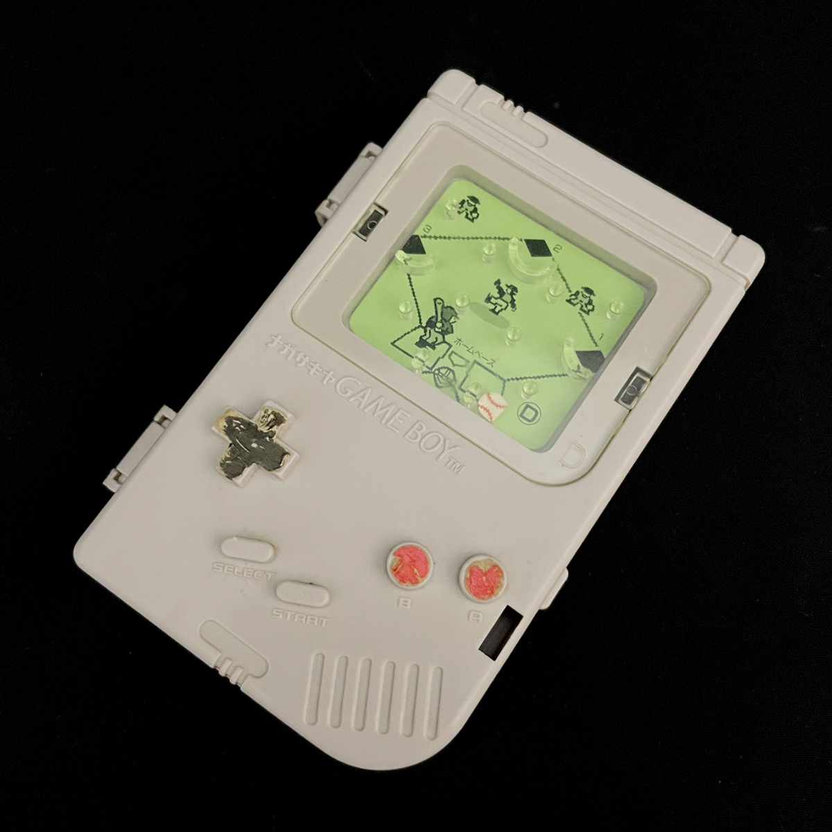 当時物！ナガサキヤ「ゲームボーイ型食玩フィギュア」 /任天堂/昭和レトロ/野球/ケース/小物入れ/レア/Nintendo　　　