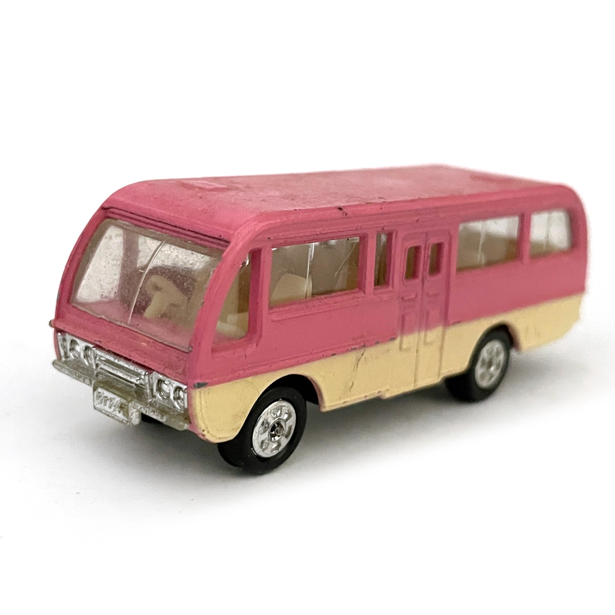 1970年代当時物！トミカ「MAZUDA LIGHT BUS」ピンク /ミニカー/tomika/昭和レトロ/車/絶版/ライトバス