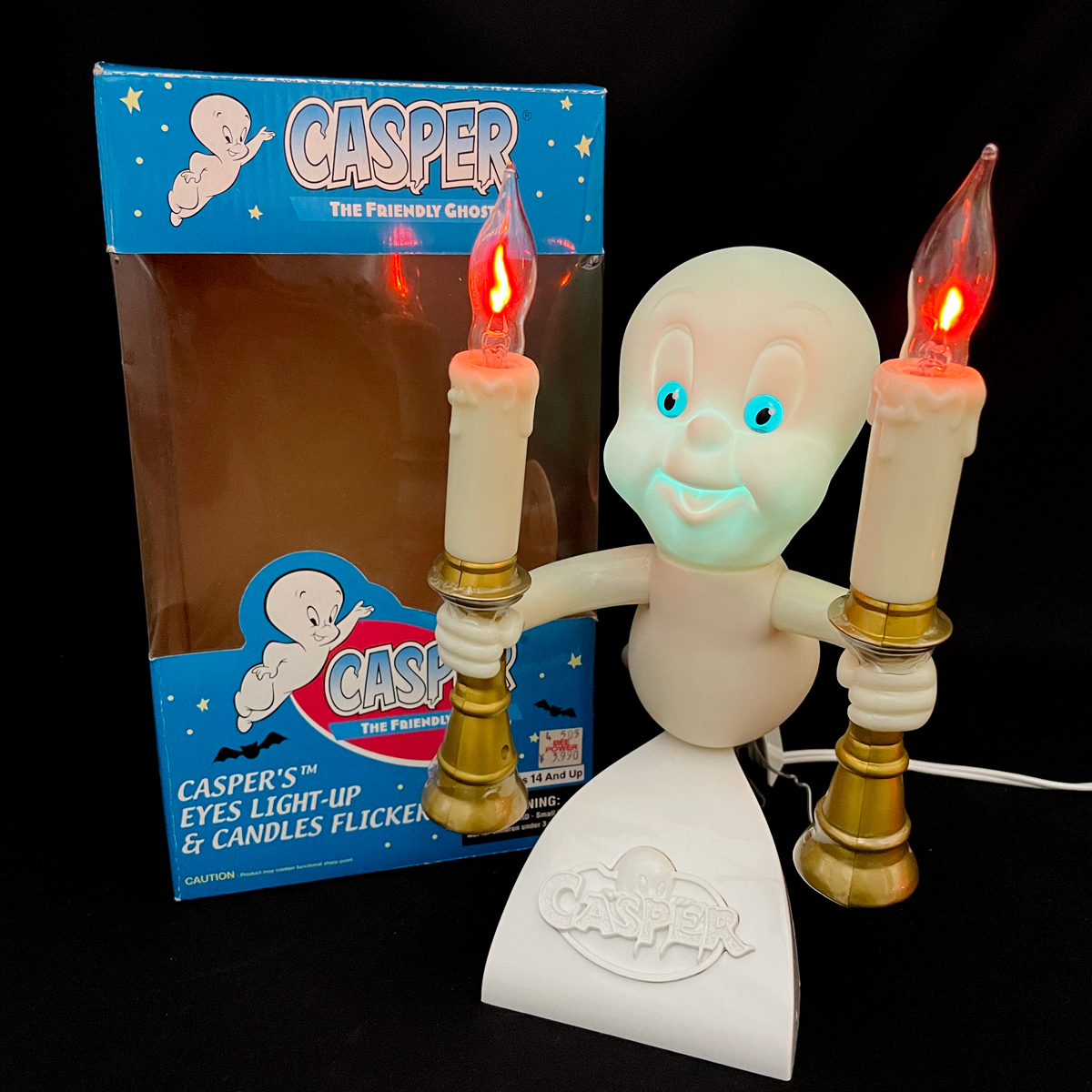 激レア！CASPER のキャンドル型ランプ /フィギュア/ろうそく/フリッカー/置き物/アンティーク/当時物/ライト/キャスパー