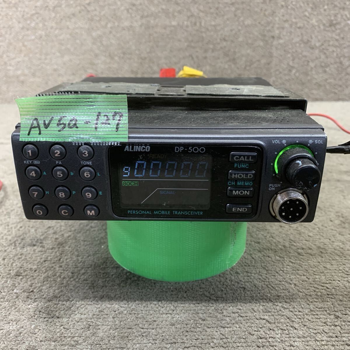 AV5a-127 激安 無線機 ALINCO アルインコ DP-500 0003470 PERSONAL MOBILE TRANSCEIVER パーソナル無線機 起動確認済み 中古現状品