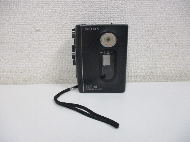 SONY ソニー ポータブルカセットレコーダー TCM-47 本体のみ ジャンク品 激安1円スタート