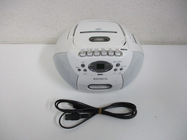 WINTECH CDラジカセ CDR-B39 ジャンク品 激安1円スタート