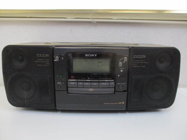 SONY ソニー CDラジカセ ソナホーク ZS-6 スタンド無し 本体のみ ジャンク品 激安1円スタート