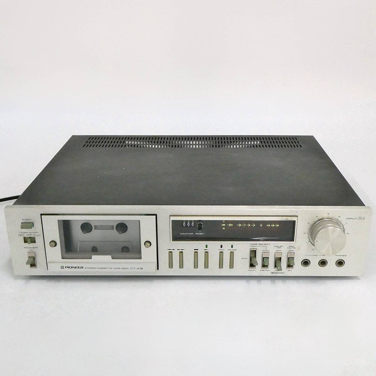 PIONEER パイオニア CASSETTE TAPE DECK CT-415 ステレオ カセットデッキ 音響機器 オーディオ Kキ00