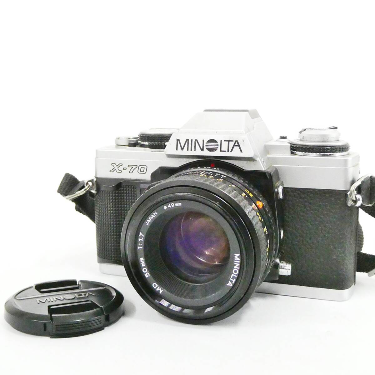 ミノルタ MINOLTA X-70 一眼レフ フィルムカメラ MD 50mm 1:1.7 レンズ セット Kキ00