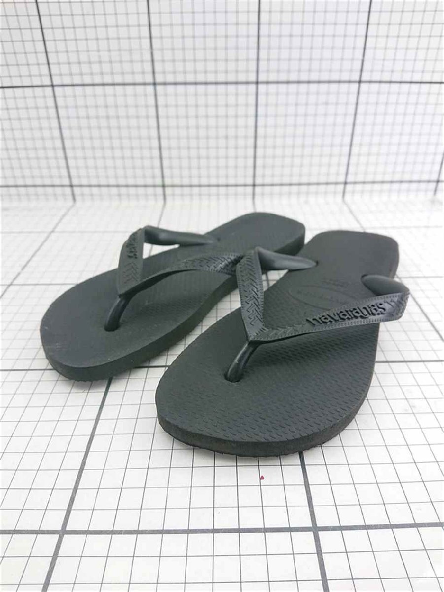 ◇ Θ Havaianas（ハワイアナス）ビーチサンダル ブラック系 サイズ表記なし25cm E