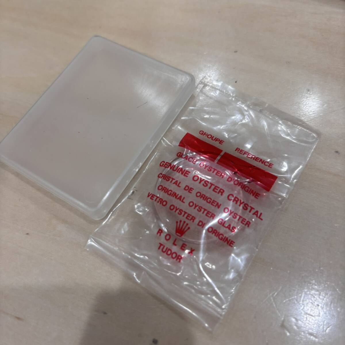 【O-5152】ROLEX TUDOR プラスチック風防 30mm ロレックス チュードル チューダー 時計 付属品 未開封品