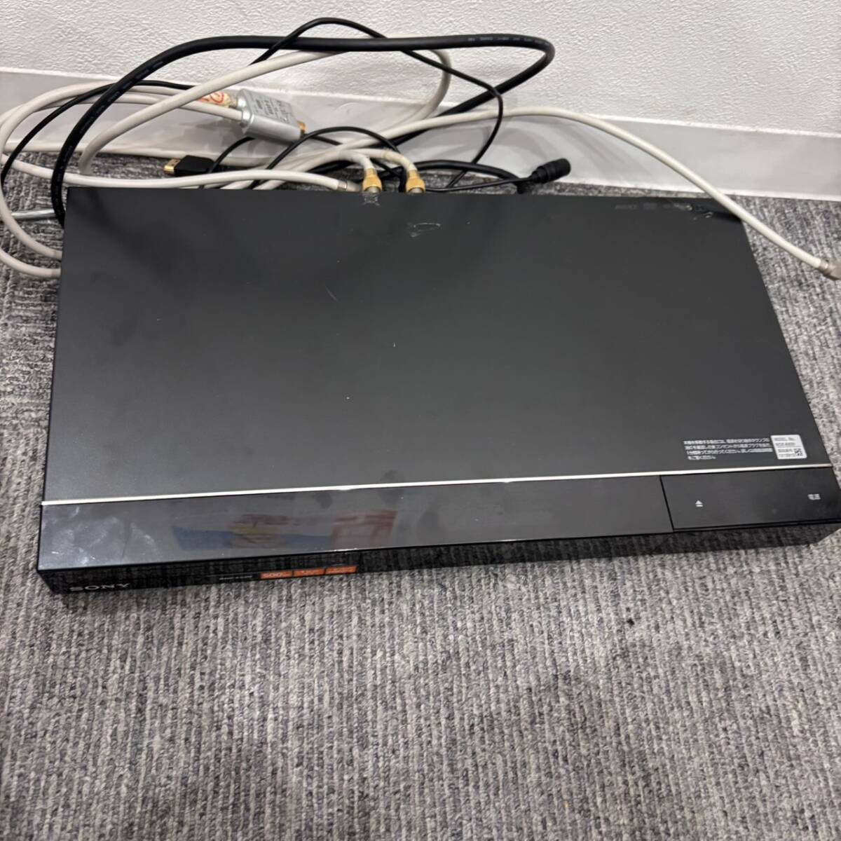 【O-5040】SONY BLU-RAY Disc DVD recorder ブルーレイ DVDレコーダー BDZ-E520 HDMI出力 通電動作確認済