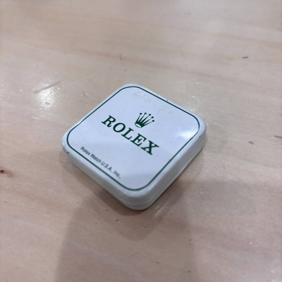 【O-5146】ROLEX 純正 パーツケース ロレックス 缶 コレクション マニア 高級時計 希少品 USA製