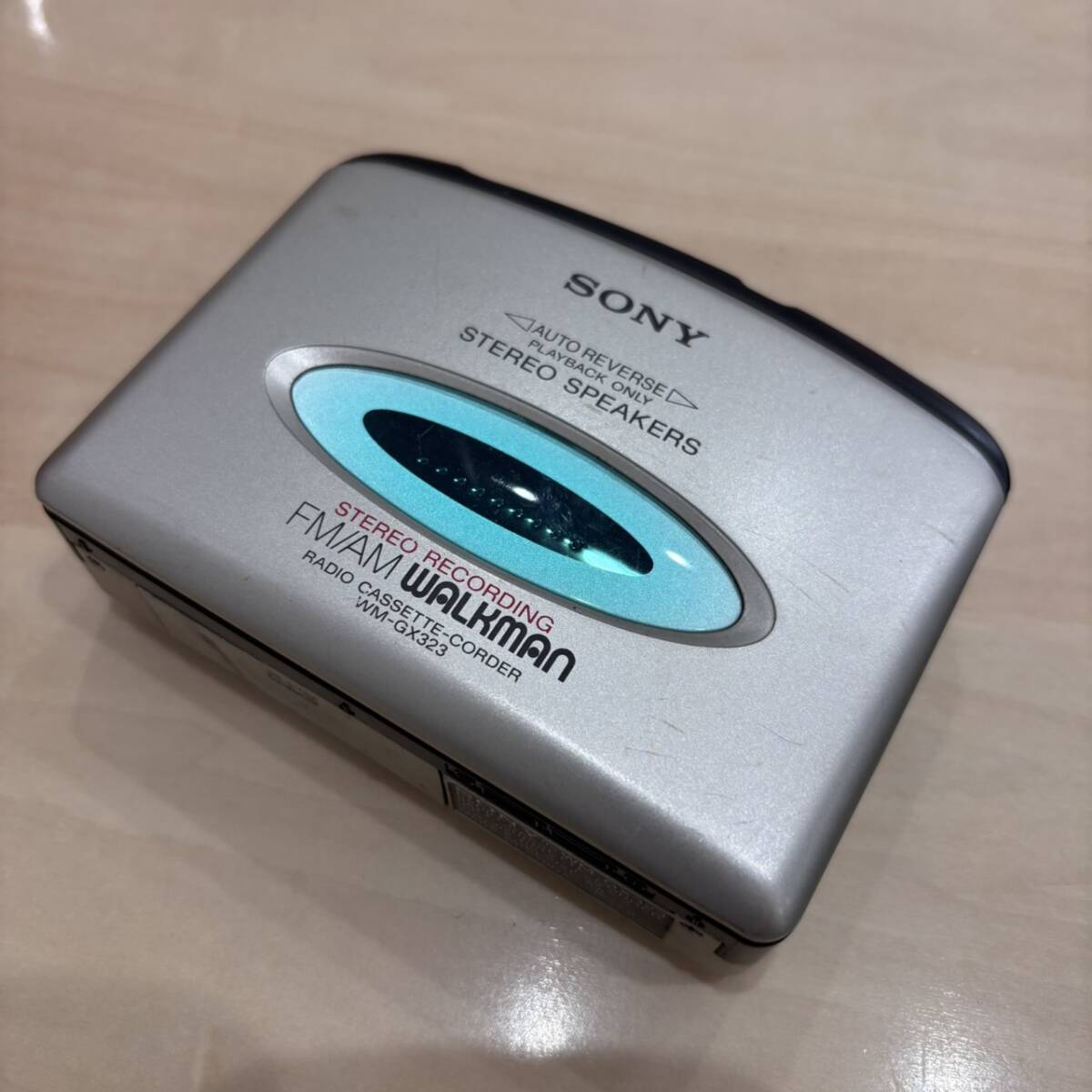 【O-5021】SONY ウォークマン ステレオレコーダー FM/AM WM-GX323 ソニー 通電動作未確認
